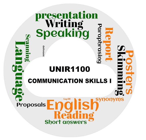 UNIR1100-2022S1 Communication Skills I