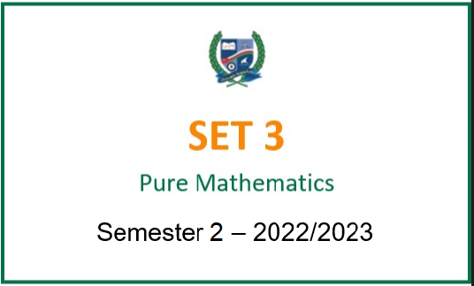 SET3 Pure Mathematics (in English)