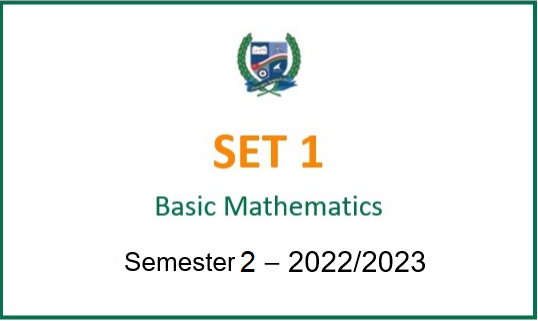 SET1 Basic Mathematics (in English)