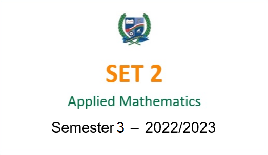 SET2 Applied Mathematics (in English)