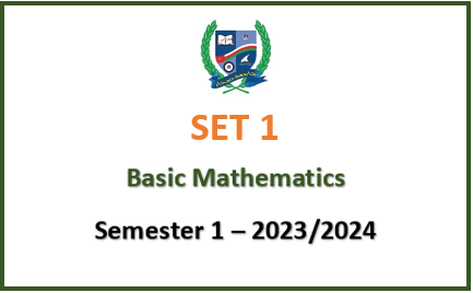 SET1-2023S1 Basic Mathematics (in English)