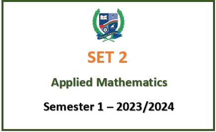 SET2-2023S1 Applied Mathematics (in English)