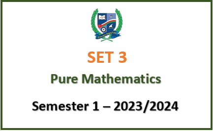SET3-2023S1 Pure Mathematics (in English)